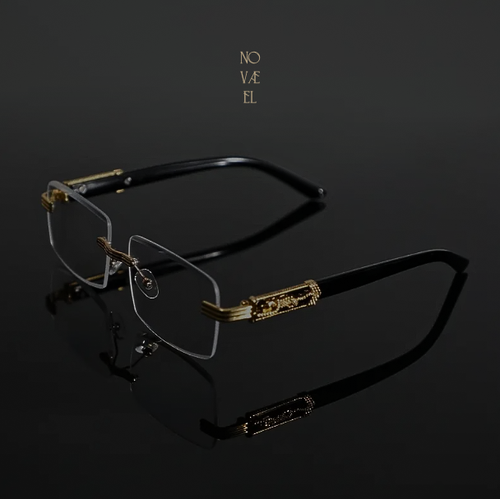 Vintage altın çerveli gözlük